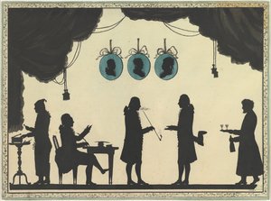 David Roentgen und Gesellschaft in Sankt Petersburg, ca. 1784-86