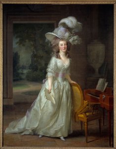 Ganzkörperporträt von Frederique Louise Wilhelmine, Prinzessin von Oranien-Nassau (1770-1819)