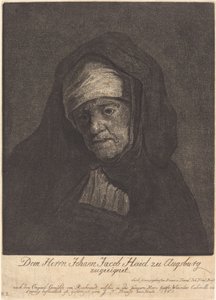Kopf einer alten Frau