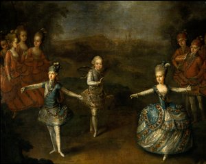 Darstellung des Balletts 