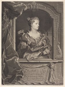 Elizabeth de Gouy, Frau von Hyacinthe Rigaud von Johann Georg Wille after Hyacinthe Rigaud
