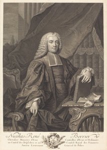Nicolas Rene Berryer von Johann Georg Wille after Jean François Delyen