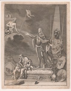 Monument mit Heinrich II. von Reuß-Obergreiz von Johann Georg Wolffgang