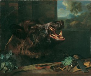 Wildschweinstillleben