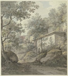 Architektonische Studie von Johann Georg von Dillis