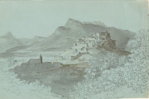 Blick auf Salzburg, 1820er Jahre