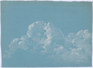 Wolkenstudie von Johann Georg von Dillis