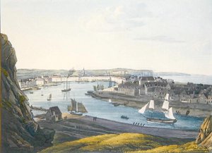 Ansicht von Dieppe, frühes 19. Jahrhundert von Johann Heinrich (after) Luttringshausen