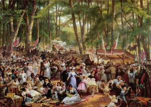 Der Waldchestag im Jahr 1871 von Johann Heinrich Hasselhorst