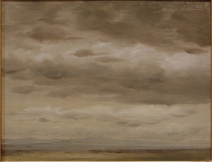 Wolkenskizze von Johann Heinrich Schilbach