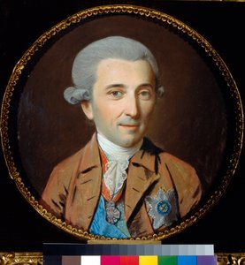 Porträt von Prinz Nikolai Iwanowitsch Saltykow