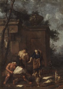 Schatzsucher von Johann Heinrich Schoenfeld