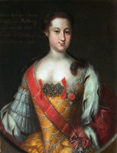 Anna Leopoldowna, Großherzogin und Regentin von Russland, 1718-1746, 1732 von Johann Heinrich Wedekind