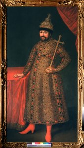 Porträt des Zaren Michail I. Fjodorowitsch von Russland von Johann Heinrich Wedekind
