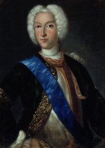 Porträt von Zar Peter II (1715-1730)