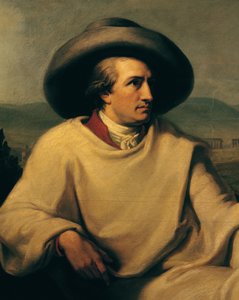 Johann Wolfgang von Goethe (1749-1832) in der Campagna, um 1790 (Detail)