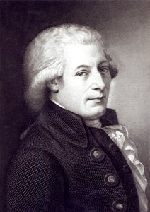 Porträt von Wolfgang Amadeus Mozart (1756-91) österreichischer Komponist, graviert von Lazarus Gottlieb Sichling (1812-63)
