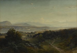 Landschaft, Hyde Park, New York, 1859 von Johann Herman Carmiencke