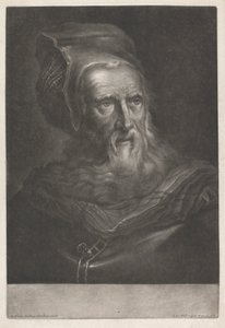 Mann mit Hut von Johann Jacobus Haid