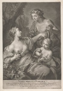 Vertumnus und Pomona von Johann Jacobus Haid