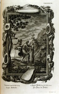 Der Stein von Jakob erscheint im Buch Genesis als der Stein, der als Kissen vom israelitischen Patriarchen Jakob an dem Ort verwendet wurde, der später Bet-El genannt wurde. Als Jakob in seinem Schlaf eine Vision hatte, weihte er den Stein Gott