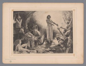 Christus in der Unterwelt (Sieben mystische Darstellungen) von Johann Jakob Weber