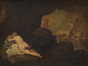 Schlafende Nymphe