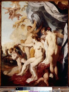 Venus mit Spiegel von Johann Liss