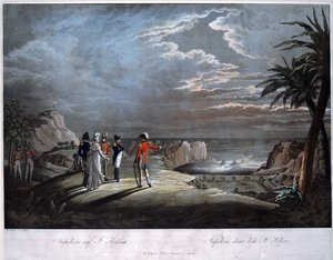 Napoleon Bonaparte auf der Insel St. Helena