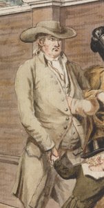 Sonntagmorgen vor dem Arch Street Meeting House, Philadelphia