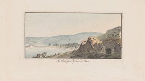 Ansicht von Le Pont am Lac de Joux (Serie: Landschaften in der Schweiz)
