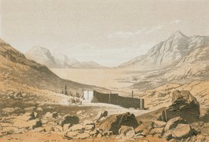Das Tal von Bostan. Radierung von Bernatz et alii - Steinkopk J.F. Editore von Johann Martin Bernatz
