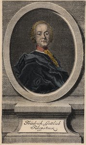 Friedrich Gottlieb Klopstock (1724-1803), deutscher Dichter von Johann Martin Bernigeroth