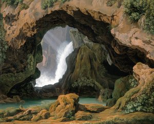 Die Grotte des Neptun in Tivoli, 1812