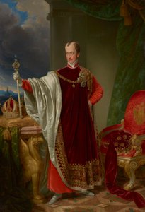 Kaiser Ferdinand im Ornat des Ordens des goldenen Vlies von Johann Nepomuk Ender