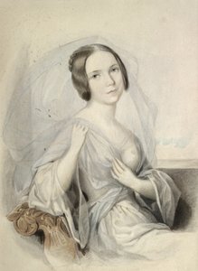 Porträt von Henriette Gertrude Sontag (1806-54) von Johann Nepomuk Ender
