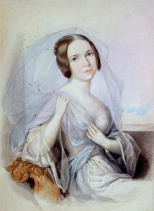 Porträt der Sängerin Henriette Gertrude Sontag, 19. Jahrhundert von Johann Nepomuk Ender