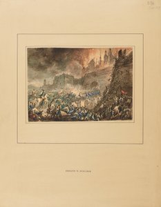 Erstürmung Wiens beim Stubentor durch die französische Armee 1809 von Johann Nepomuk Höchle
