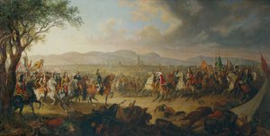 Kaiser Leopold I. und König Jan III. Sobieski vor Wien