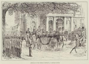 Ankunft des deutschen Kaisers im Osborne House von Johann Nepomuk Schonberg