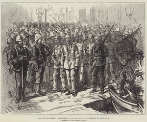 Der Krieg in Ägypten, Gefangene der ägyptischen Garnison in Port Said