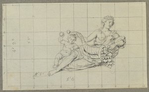Brunnenanlage im Pfirsichgarten des Oberen Belvederes von Johann Peter Krafft