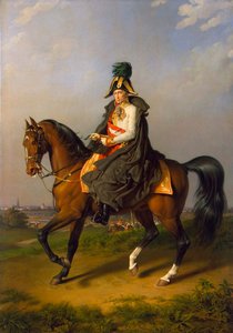 Reiterporträt des Heiligen Römischen Kaisers Franz II., 1832 von Johann Peter Krafft