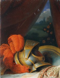 Helm und Rundschild