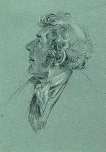 Kopfstudie (Rückkehr des Kaisers Franz aus Pressburg) von Johann Peter Krafft