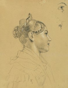Mädchenstudie zu "Rückkehr des Kaisers Franz aus Pressburg"