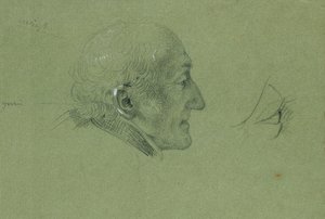Porträtstudie zur "Heimkehr des Landwehrmannes" (1820) von Johann Peter Krafft