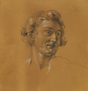 Studie zu "Rüdiger und Angelika" von Johann Peter Krafft