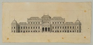 Studie zum Oberen Belvedere