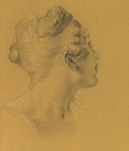 Weibliche Studie zu den Wandgemälden in der Hofburg von Johann Peter Krafft